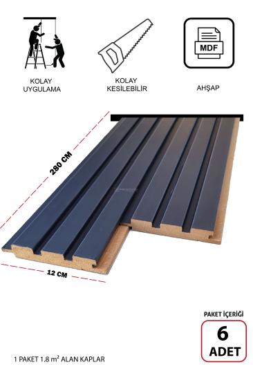 Yüzlerce Renk Seçeneği Mdf Lambri Panelleri